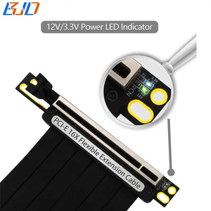 90 độ <span class=keywords><strong>PCI</strong></span> <span class=keywords><strong>Express</strong></span> 3.0 16X khe cắm để <span class=keywords><strong>PCI</strong></span>-E X16 Card đồ họa GPU Extender Riser cáp mở rộng 20cm 30cm 40cm 50cm 60cm 80cm - Product Image 6