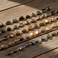 Perles en vrac de géodes druzy naturelles de forme irrégulière 6-10mm, électroplaquées colorées, pour la fabrication de bijoux bruts, certifiées Chine, prix d'usine, nouveauté