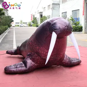 Bingo prix d'usine personnalisé grand morse gonflable géant morse gonflable pour la décoration de parc d'aquarium