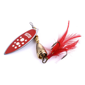 Señuelo de pesca con cuchara para JIGGING, cebo giratorio de pesca, anzuelo de metal, 8CM/10G - Product Image 4