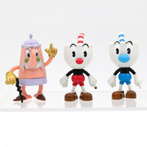 Conjuntos de figuras de Cuphead de 4 pulgadas, adornos decorativos, juguetes de Cuphead, novedad de 2022 - Product Image 4