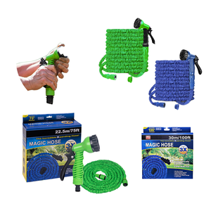 Manguera <span class=keywords><strong>de</strong></span> Riego Expandible <span class=keywords><strong>de</strong></span> Bajo Precio del Proveedor <span class=keywords><strong>de</strong></span> Fábrica, <span class=keywords><strong>de</strong></span> <span class=keywords><strong>Goma</strong></span> con Conector Rápido <span class=keywords><strong>de</strong></span> Latón o ABS para Uso en Exteriores - Product Image 1