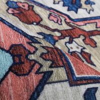 Tapis décoratifs imprimés personnalisés pour salon, tapis de sol en caoutchouc, tapis moelleux et faciles à nettoyer