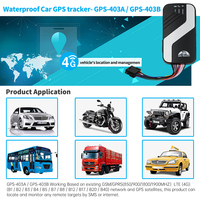 Traceur GPS 4G LTE en temps réel 403A B C D avec application PC/mobile gratuite à vie pour localisation de flotte/véhicule/voiture/moto GSM/GPRS