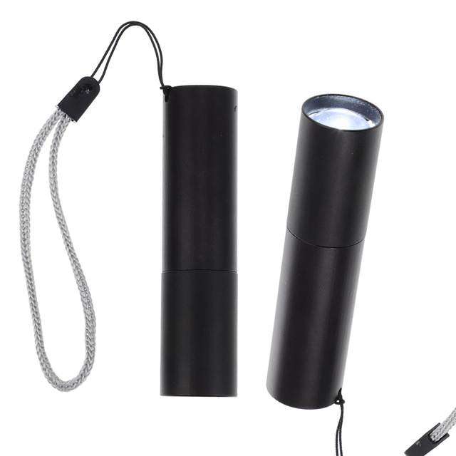 Mini Led Flashlight 6000k Waterproof Lamp 3-light-modes Zoom Torch Usb Rechargable Emergency Wider Beam Spotlighting Bright High