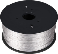 Aluminiumlegering ondergrondse elektrische afrasteringsdraad 1000m, roestbestendig, hoge sterkte, geïsoleerde kabel voor gebruik op boerderijen & thuis