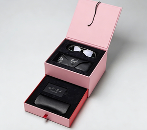 Eco Friendly Recycled Materials Custom Logo Luxury Rigid Paper Reusable Portable Protective Case Eyewear Glasses Packaging <b>Box</b> - Product Image 4