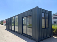 Conteneur maritime standard modifié de 20 pieds et 40 pieds, maison habitable, conteneurs de stockage portables, maison en conteneur modifiée