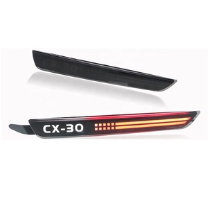 Reflectores de Parachoques Trasero LED, Luz <span class=keywords><strong>Antiniebla</strong></span>, Luces de Freno, Luces Traseras, Lámparas de Señal de Giro, Accesorios para <span class=keywords><strong>Mazda</strong></span> CX30 <span class=keywords><strong>CX</strong></span>-<span class=keywords><strong>30</strong></span> 2019 2020 2021 2022 - Product Image 3