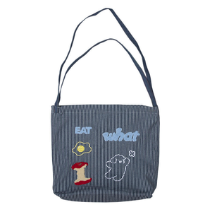 New <b>large</b> capacity casual versatile striped canvas tote <b>bag</b> with zipper closure lined with polyester custom logo shopping <b>bag</b> - Product Image 1