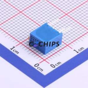 Resistencia Ajustable/Potenciómetro 3266X-1-103LF, Componente de Orificio Pasante (THT)-3P, Resistencia de 6.4x4.3mm, 10kOhm, 10%, 250mW, 100ppm ℃ - Product Image 2