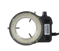 Adjustable 144 LED Ring Light Illuminator Lamp for Industry Stereo Trinocular Microscope Video Camera Lens Magnifier 110V 220V