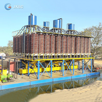 Usine de traitement et de valorisation du sable minéral lourd professionnelle de 150 t/h pour l'extraction de sable de plage