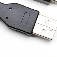 Kabel Pengisi Daya USB 2.0 Male ke Micro USB 5Pin (V8), Kabel Charger Ponsel Android, 1m / 1.2m Opsional