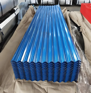 Tôles de Toiture Ondulées en Acier Galvanisé Prélaqué (PPGI/PPGL) Calibre 18, 22, 32, Revêtement Zinc, Couleurs RAL, Tuiles de Toiture Ondulées - Product Image 6