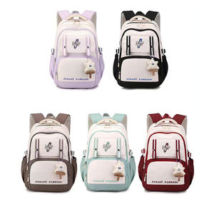 Wholesale 2024 Fashion Unisex <b>School</b> <b>Backpack</b> for Teenagers Boys Girls College Students High Quality Zipper <b>Waterproof</b> Polyester - Product Image 4