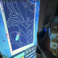 Projecteur laser interactif tactile pour exposition et musée