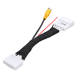 Pour Renault <span class=keywords><strong>Dacia</strong></span> <span class=keywords><strong>Sandero</strong></span> 24 broches, commutateur d'entrée vidéo d'origine, câble adaptateur RCA pour caméra de recul - Product Image 5
