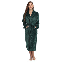 Peignoir longue longueur personnalisé unisexe de luxe Capuche Thermique Spa Hôtel Robe pour usage domestique Logo personnalisé