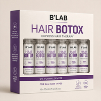 Ampoule Botox Express pour la thérapie capillaire, traitement capillaire lissant à la protéine, au collagène et à la kératine, masque capillaire réparateur en profondeur, soin réparateur pour cheveux