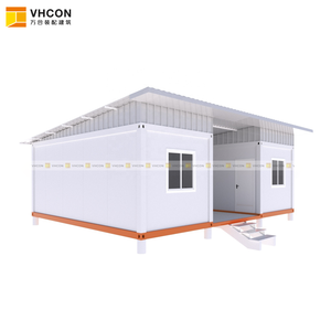 Villa préfabriquée à faible coût en structure acier, maison modulaire, maison préfabriquée économique, ossature métallique légère, panneau sandwich pour habitation - Product Image 2