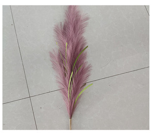 Décoration <span class=keywords><strong>de</strong></span> maison pour la remise des diplômes en gros, feuilles d'herbe <span class=keywords><strong>de</strong></span> la <span class=keywords><strong>pampa</strong></span> artificielles en forme <span class=keywords><strong>de</strong></span> plume, 110 cm, Saint-Valentin, Noël - Product Image 2