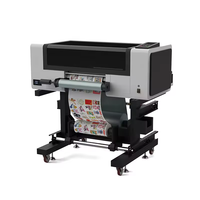 Unic 30cm boyutu UV rulodan ruloya DTF yazıcı laminar ile soğuk Transfer filmi UV etiket baskı Plotter