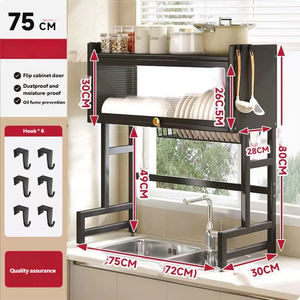 Venta directa <span class=keywords><strong>de</strong></span> primera calidad, organizador <span class=keywords><strong>de</strong></span> almacenamiento grande portátil, estante para <span class=keywords><strong>platos</strong></span> sobre el fregadero, <span class=keywords><strong>escurridor</strong></span> <span class=keywords><strong>de</strong></span> <span class=keywords><strong>platos</strong></span> <span class=keywords><strong>de</strong></span> cocina, estante <span class=keywords><strong>de</strong></span> secado - Product Image 5