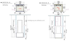 Piccolo elevatore idraulico residenziale moderno della piattaforma per 2-5 piani uso della Villa - Product Image 4