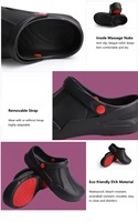Zapatos de Seguridad Antideslizantes, Antiaceite e Impermeables para Chef, Zapatos de Cocina Unisex de EVA, Zapatos de EVA para Restaurante, Calzado de Seguridad