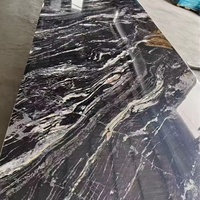 Panneau mural en PVC UV personnalisé, haute brillance, imperméable, résistant aux rayures, pour la décoration de salle de bain