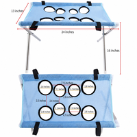 Hamac de toilettage pour chiens de qualité supérieure avec support, support de toilettage compact pour chats et petits chiens, outils de toilettage à domicile