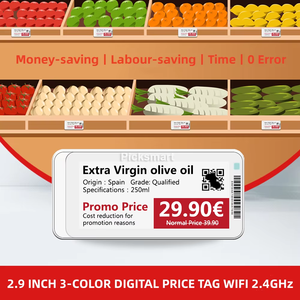 Электронные ценники Picksmart 2.4G, 2.9 дюйма, E-Ink, для супермаркетов, из ABS-пластика, с защитой от краж, для розничной торговли и продуктовых магазинов - Product Image 5