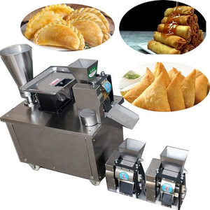 Máquina comercial de acero inoxidable para hacer dumplings y wontons, plegable, totalmente automática, con forma personalizable, para cantinas grandes y dulces de Israel - Product Image 1