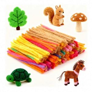 Kit de Manualidades para Adultos, Material de Limpiapipas de Chenilla Suave de Alta Calidad, Proyecto Decorativo Educativo Hecho a Mano con Colores Personalizados - Product Image 2