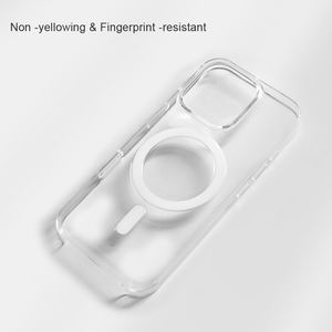Nueva llegada alta transparente claro antichoque suave TPU 1,5mm duro PC funda de teléfono móvil para iPhone 14 15 16 17 Pro Max contraportada - Product Image 6