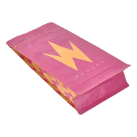 Sachet d'emballage de café personnalisé à huit soudures thermoscellables avec impression en héliogravure, faible MOQ, matériau CPP