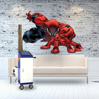 Codemarkpack 3000mm Altura Publicidad 3D Impresora vertical Máquina de impresora de pared para paredes/Acrílico/PVC
