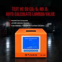 Analizador Digital de Emisiones de Escape Automotrices con Interfaz RS232, Máquina de Prueba de 5 Gases para Estaciones de Inspección, Analizador de 5 Gases