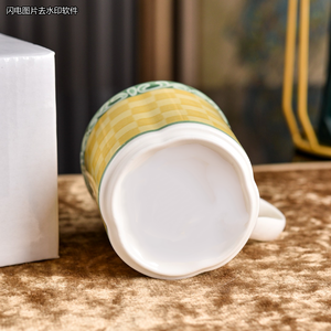 Taza de Café de Cerámica Pintada a Mano, Estilo Bohemio Creativo y Personalizado - Product Image 4