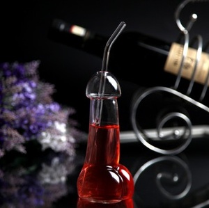 Glass Cocktail Glass Cocktail Glass Amazon Hot Sale 80ml Unique Dick Shaped Penis Shaped Wine Beverage Liquor Glass Cup Cocktail Glass For Bar Store