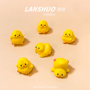 Lanshuo - Miniatura de Pollo Regordete de Resina, Decoración, Accesorio para Manualidades, Decoración del Hogar - Product Image 4