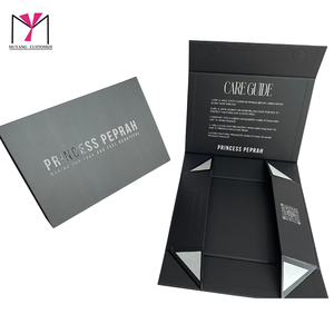 Princess Peprah Rigid Paperboard <b>Box</b> Matte Finish Hot Stamping Custom Logo Cosmetic Packaging High-End Rectangle Design - Product Image 4