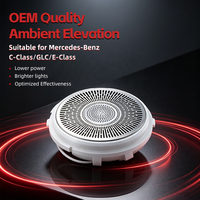 Lampu Ambient Dekoratif 64 Warna Model Baru Penutup Speaker Pintu untuk Mercedes-Benz E-class W213 Lampu Atmosfer