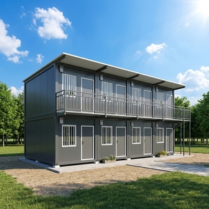 Casa Container Prefabbricata Abitabile da 40 Piedi, Casa Modulare Mobile Integrata per Uffici in Cantiere e Dormitori - Product Image 1