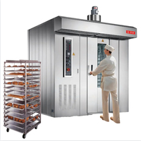 Four de Boulangerie Conventionnel à Convection Rotatif pour la Cuisson, Nouveau Produit, Four Professionnel OEM, Fournisseur Or, Prix Bas, Modèles 16/18 T-Ventilateurs