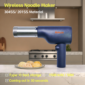 Máquina para Hacer Idiyappam Insta <span class=keywords><strong>Mami</strong></span>, Automática, Portátil, de Acero Inoxidable, Capacidad de 200g, Inalámbrica, con Batería - Product Image 2