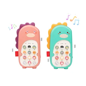 高品质儿童教育手机塑料智能婴儿音乐手机玩具男女通用音乐杭磊玩具