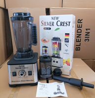 Blender professionnel haute vitesse en acier inoxydable 9000W 4L, mélangeur commercial