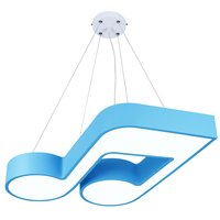Moderne Sales Led Kroonluchter Hanger Plafondlamp Eenvoudige Handling Lamp Muzieknoot Led Hanglampen